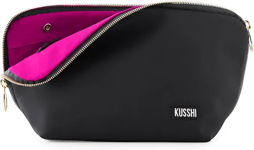 Vista 17 de KUSSHI Bolsa de Maquillaje y Cosméticos Lavable para Viaje, Negro