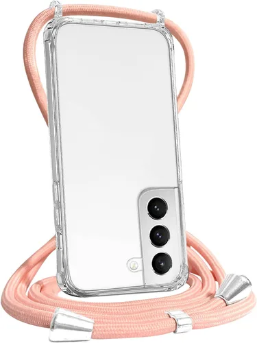 Vista 13 de Funda transparente compatible con Samsung Galaxy S22 Ultra con correa ajustable para el cuello, funda cruzada para Galaxy S22 Ultra, TPU
