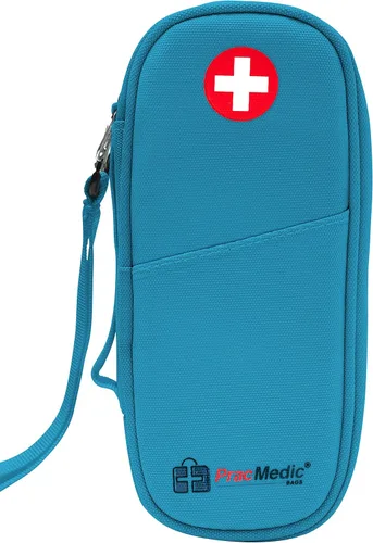 Vista 9 de PracMedic Bags Epipen - Estuche de transporte aislado para bolígrafos Epipens, Auvi-Q, inhalador, medicamentos para alergias y suministro de Negro