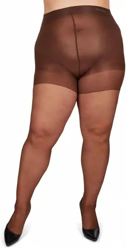 Vista 13 de MeMoi Medias energizantes de talla grande con control de curvas para mujer, medias semiopacas, medias ligeras para mujer Beige (City Beige)