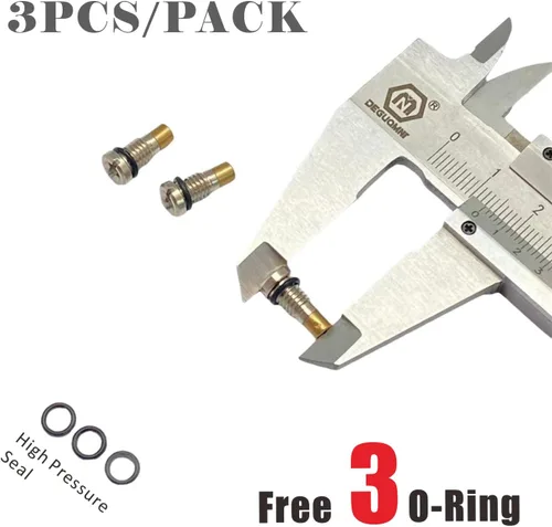 Vista 3 de Válvulas de entrada de carga de inyección Ultraforce 3 unids/pack para WE-Tech AW Custom EMG KJ VFC SRC para Glock 17 18C 19 35 M84 M9 M84 Bull XDM