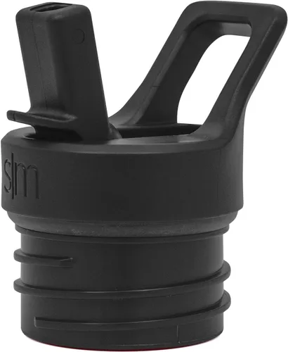 Vista 5 de Simple Modern Botella de agua con tapa de pajita de boca estrecha, termo de metal aislado al vacío, de acero inoxidable, reutilizable, a prueba