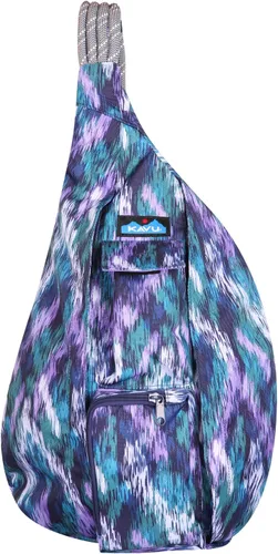 Vista 5 de KAVU Paquete de cabestrillo de cuerda original con correa de hombro de cuerda ajustable - Glacier Ikat, Glaciar Ikat, Classic