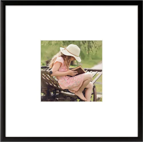 Vista 29 de Frametory, Portarretratos de aluminio negro de 6 x 8 pulgadas, juego de 1, ideal para mostrar fotos de 5 x 7 con paspartú o 6 x 8 sin paspartú