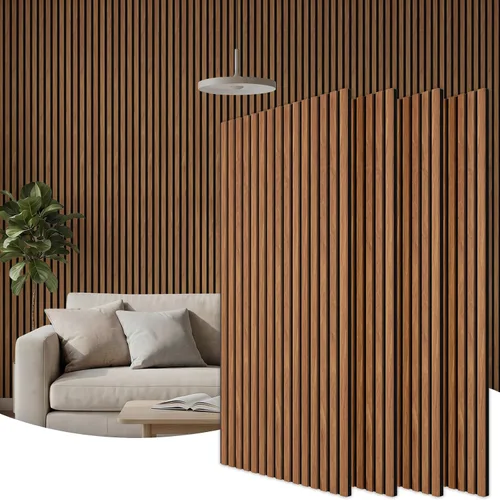 Vista 31 de TONOR Paneles de pared de madera para decoración de paredes interiores, paquete de 2 unidades de 47.2 x 23.6 pulgadas
