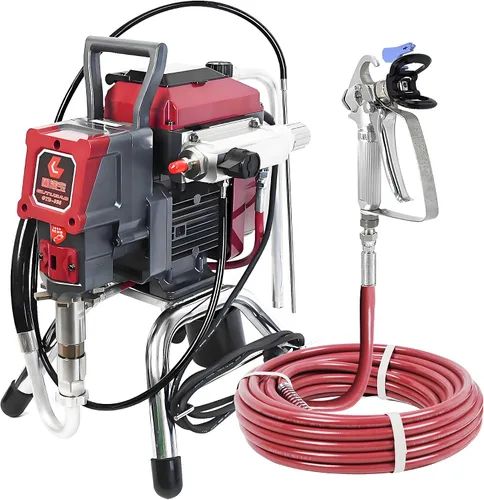 Vista 8 de S20 - Pulverizador de pintura sin aire, 0.52 GPM 3300 PSI, pulverizador sin aire de alta eficiencia con extensión de punta y juegos de puntas
