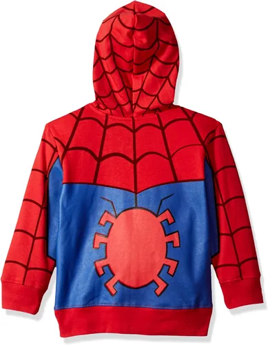 Vista 2 de Marvel - Disfraz de Spiderman con capucha para niño