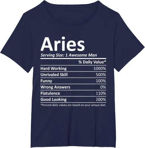 Vista 14 de ARIES Nutrition - Camiseta divertida de regalo con nombre personalizado para cumpleaños, Negro, S