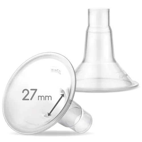 Vista 67 de Maymom MyFit Crater Series - Protector de pecho pequeño de 0.394 in con diseño de dos piezas compatible con piezas de bomba Medela; reemplazo