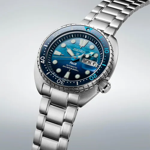 Vista 4 de SEIKO SBDY125 PROSPEX Diver Scuba PADI Edición Especial Banda Mecánica de Metal para Hombre Reloj Japón Importación Modelo Julio 2023, Moderno