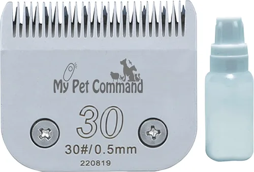 Vista 9 de My Pet Command MPC15DS - Cuchillas de repuesto con aceite lubricante para cortadora de mascotas inalámbrica #3F Replacement or Additional