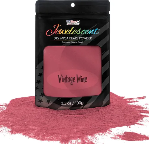 Vista 27 de U.S. Art Supply Polvo de pigmento perla de mica, Aqua 3.5 oz (100g)