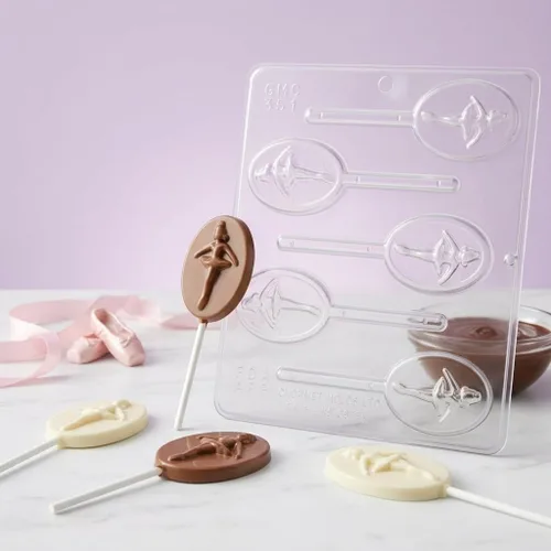 Vista 6 de Molde de caramelo de chocolate para piruletas de bailarina 251