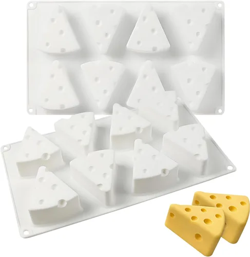 Vista 11 de Moldes de hojas de silicona, moldes de mousse en forma de hojas de 6 cavidades para chocolate, dulces, pudín, mousse, pasteles, decoración