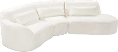 Vista 9 de Christopher Knight Home Kiin - Sofá modular modular de 123 pulgadas, moderno sofá grande curvado, cómodo sofá modular tapizado para sala de estar