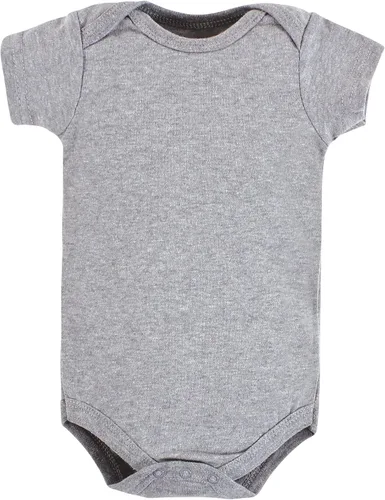 Vista 6 de Hudson Baby Body unisex de algodón para bebé, Animal Adventure, 9-12 meses, Animal Adventure