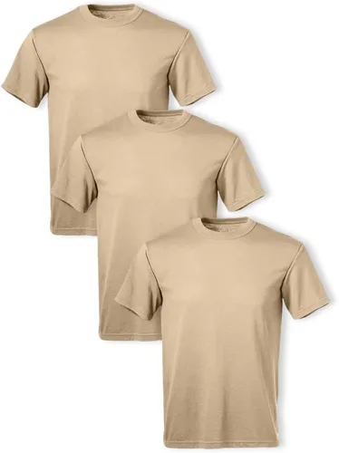 Vista 13 de Soffe Paquete de 3 camisetas militares de poliéster y algodón de Estados Unidos para hombre Canela