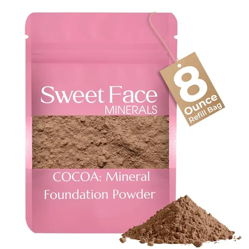 Vista 47 de Sweet Face Minerals - Recambio de polvo de base (BEIGE) (bolsa de 0.42 oz) por Sweet Face Minerals, polvo de maquillaje ligero y mineral suelto