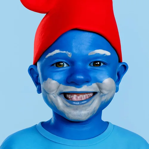 Vista 5 de Kit de pintura corporal a base de agua para Halloween, 1.01 onzas/pieza, pintura corporal a base de agua con esponja para disfraz de payaso