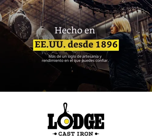 Vista 10 de Lodge - Juego de sartenes de hierro fundido pre-sazonado - El juego incluye sartén de 8 pulgadas, sartén de 10.25 pulgadas y sartén de 12 pulgadas