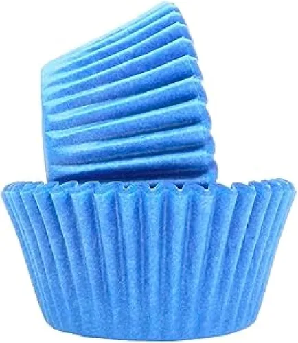 Vista 41 de Regency Wraps Vasos para hornear de grado profesional a prueba de grasa, paquete de 40 unidades, forros estándar, guingam negro, para cupcakes Negro