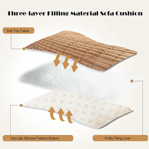 Vista 4 de Funda de sofá lavable para perros, antideslizante, protector de sofá Pet Friendly & Anti-slip Design, Machine Washable, Multi Functional, Works as