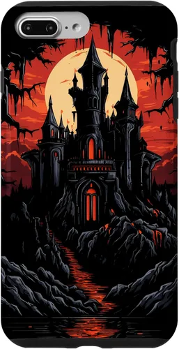 Vista 12 de Carcasa de fantasía oscura para iPhone 16 Castillo gótico Arquitectura Gótica Brujería