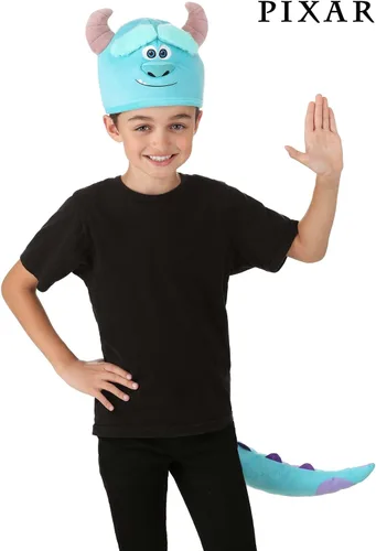 Vista 2 de elope Monsters Inc Sulley - Kit de sombrero y cola de felpa para niños
