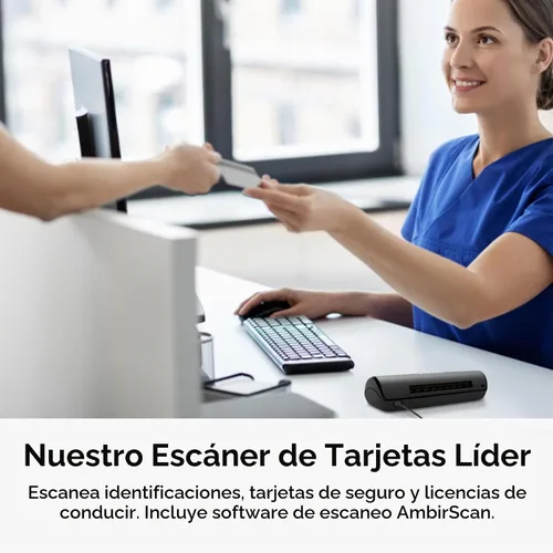Vista 4 de Ambir Tecnología PS667 Simplex A6 Escáner de tarjetas
