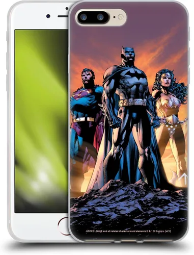 Vista 153 de Head Case Designs Funda de gel con licencia oficial de la Liga de la Justicia DC Comics #10 Darkseid War Comic Book Cover