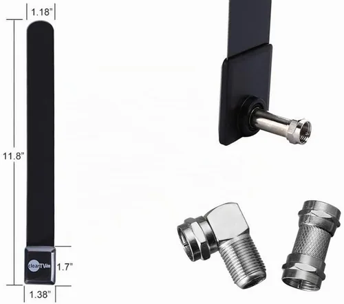 Vista 3 de Clear TV Key Digital Interior Antena - HDTV Digital Gratis Recibir Satélite Como Se Vio En La TV