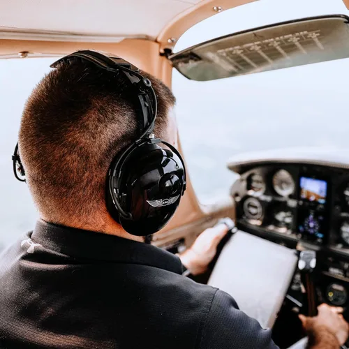 Vista 7 de ASA AirClassics HS-1A - Durabilidad de los auriculares piloto - Reducción de ruido de 23 dB - Micrófono con cancelación de ruido - Estéreo/Mono