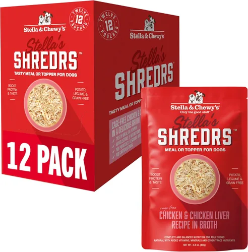 Vista 16 de Stella & Chewy's Tiras de Carne de Res Alimentada con Pasto y Pollo - Bolsas de Comida Premium para Perros - Perfectas Para Comedores Exigentes