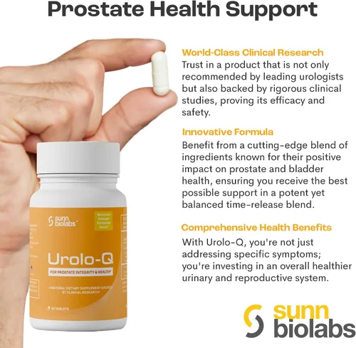 Vista 3 de Urolo-Q Soporte de próstata extra fuerte para prostatitis crónica, CPPS suplementos eficaces para la salud de la próstata de máxima fuerza