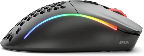 Vista 3 de Glorious Modelo D - Mouse inalámbrico para juegos - Mouse RGB inalámbrico - Mouse superligero de 243oz - Mouse ergonómico para computadora - Mouse