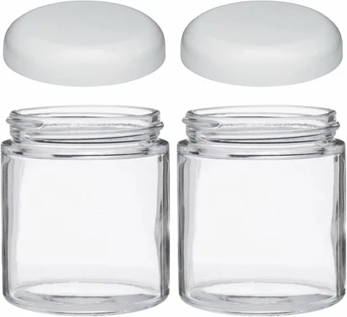 Vista 17 de JARMING COLLECTIONS Frascos de vidrio Mason de 16 onzas con tapas de plástico sin BPA – Frascos Mason de boca regular para beber y almacenar