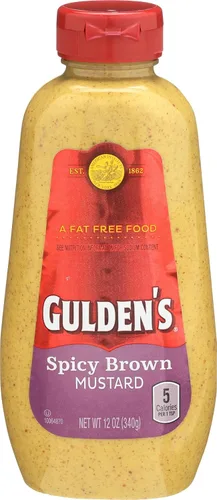 Vista 11 de GULDEN'S Mostaza Dijon Molida en Piedra Botella Exprimible, Apta para Dieta Cetogénica, 12 oz.