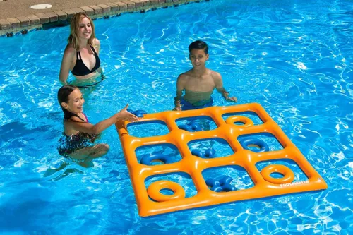 Vista 2 de Poolmaster Juego flotante gigante de Tic Tac Toe para piscina y patio trasero