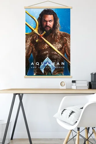 Vista 5 de Trends International DC Comics Movie Aquaman and the Lost Kingdom - Póster de pared de Aquaman, 22.37 x 34.00 pulgadas, paquete de impresión premium