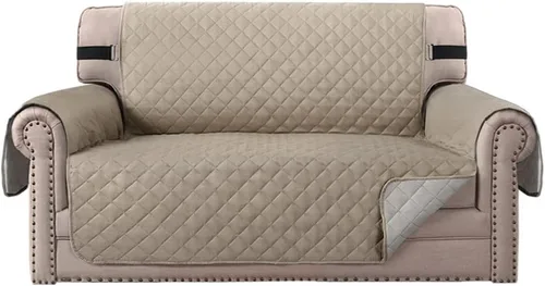 Vista 17 de MIFXIN Funda reversible para sofá, impermeable, antideslizante, lavable, con correa elástica, protector de muebles para mascotas, perros y niños