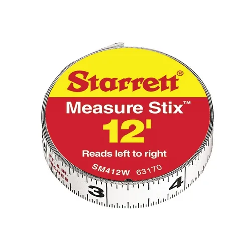 Vista 9 de Starrett Cinta métrica Stix, 1/2" x 48" (4'), estilo S1