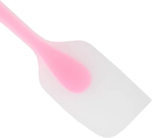 Vista 9 de Fdit Espátula de silicona, antiadherente portátil resistente al calor translúcido integrado para hornear y cocinar herramienta ()
