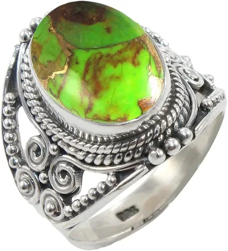 Vista 40 de Anillo de Plata Esterlina 925 para Mujeres con Piedra Preciosa Natural, Anillo de Compromiso de Plata Esterlina, Piedra Natal de Junio con Engaste