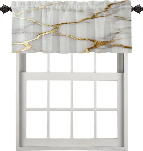 Vista 72 de Cortinas opacas de poliéster multicapa marrón con diseño de bosque natural, 2 unidades, 26 x 24 pulgadas