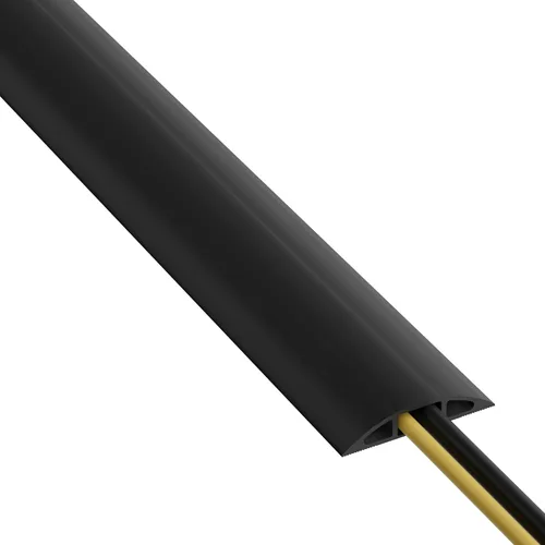 Vista 10 de D-Line – Funda para cable de piso de 6 pies, protector de cable, oculta cables de extensión, protege cables, evita riesgos de caídas, ocultador