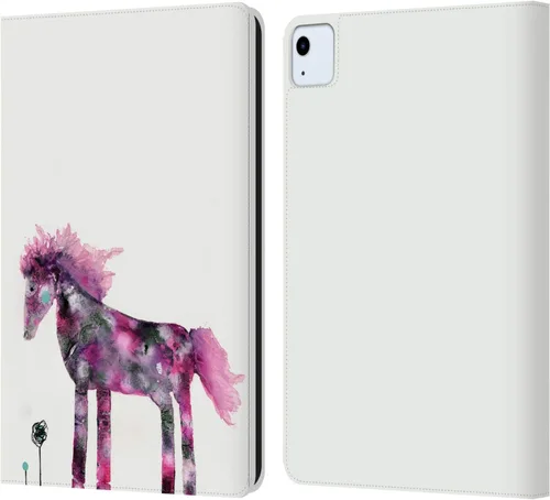 Vista 21 de Head Case Designs Wyanne - Funda de piel con licencia oficial de Wyanne Blue Watercolour Bear Animals 2, compatible con Apple iPad 10.2