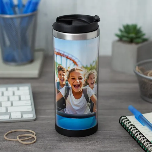 Vista 6 de Thermo-Temp Vaso fotográfico de acero inoxidable de 12 oz
