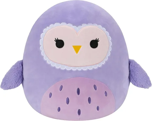Vista 12 de Squishmallows Dragón azul Carin original de 14 pulgadas con melena naranja - Peluche oficial de Jazwares grande y ultrasuave