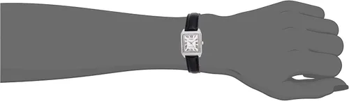 Vista 4 de Casio LTP-V007L-7B1 - Reloj de vestir rectangular de cuero para mujer esfera romana plateada plateado Movimiento de cuarzo