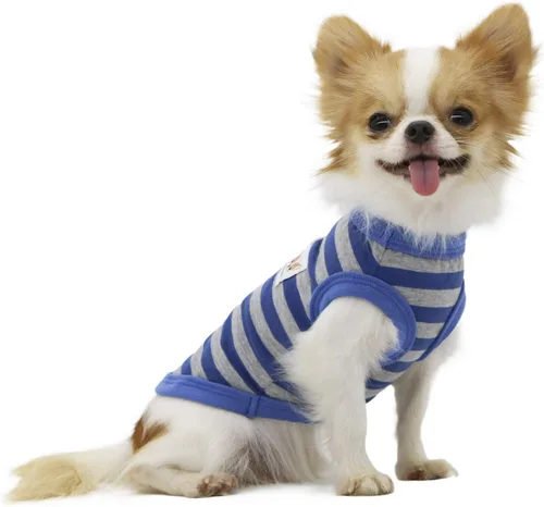 Vista 10 de Lophipets camisas para perros pequeños 100% algodón a rayas para cachorros perros Chihuahua